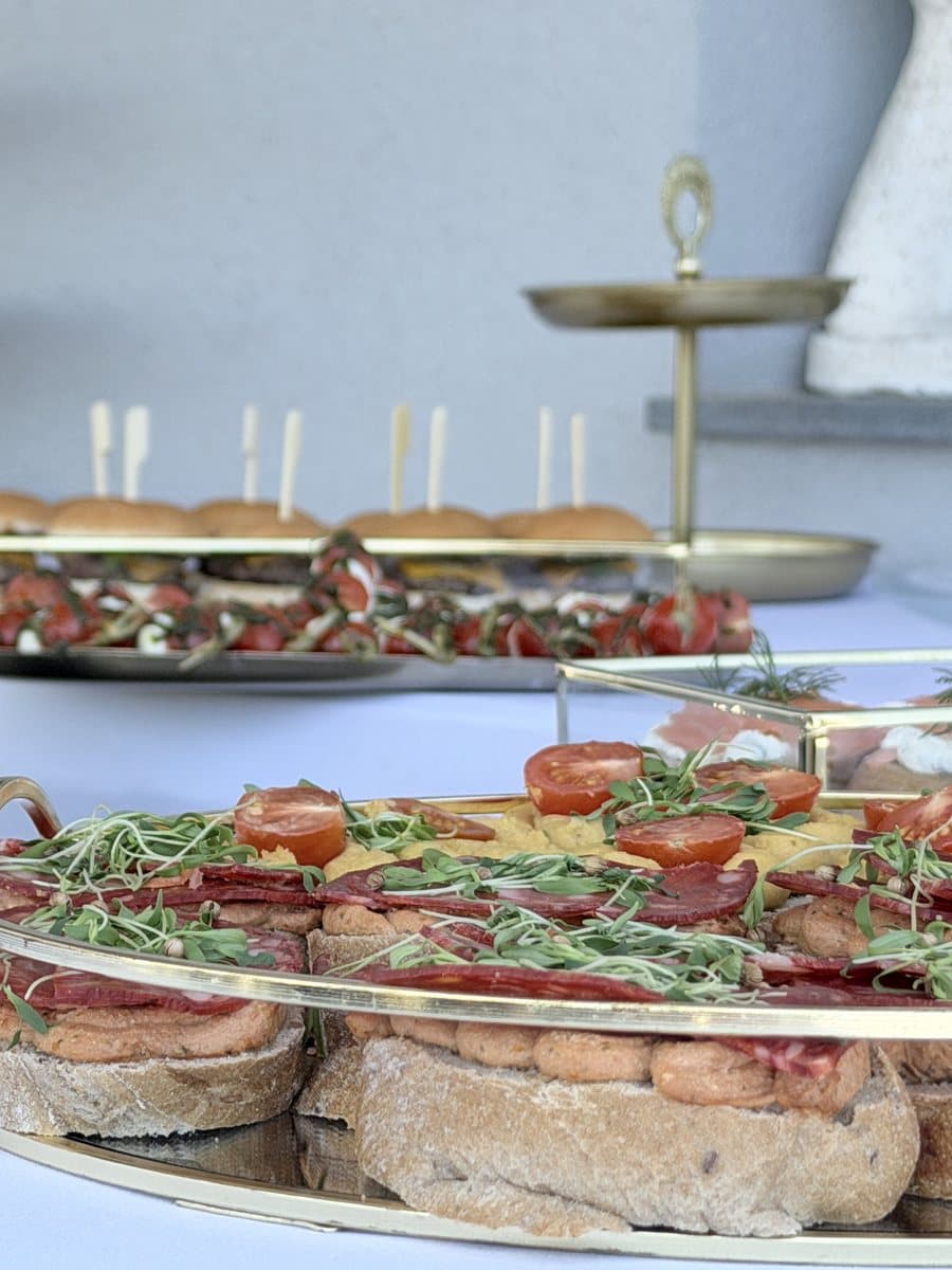 Catering at a corporate event at Na Streche