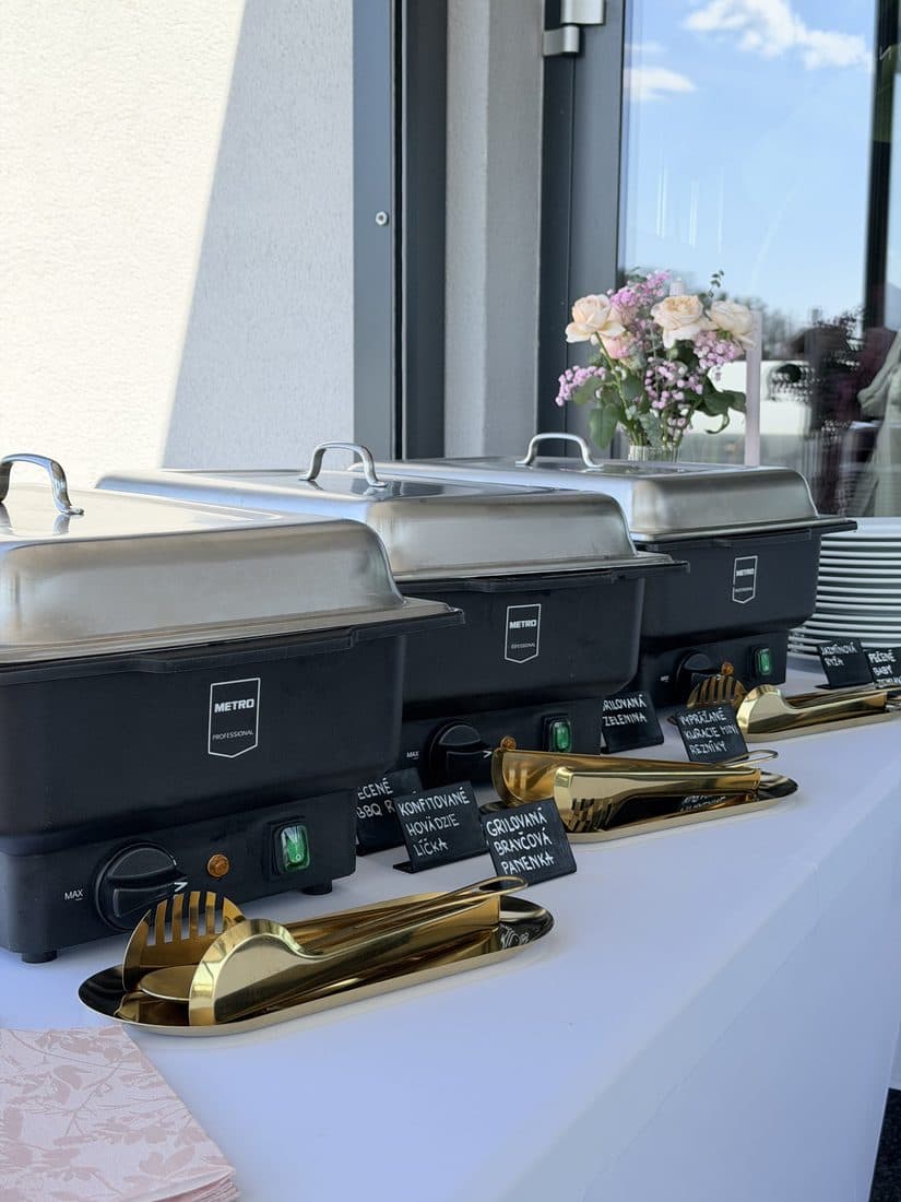 Catering buffet with a view at Na Streche